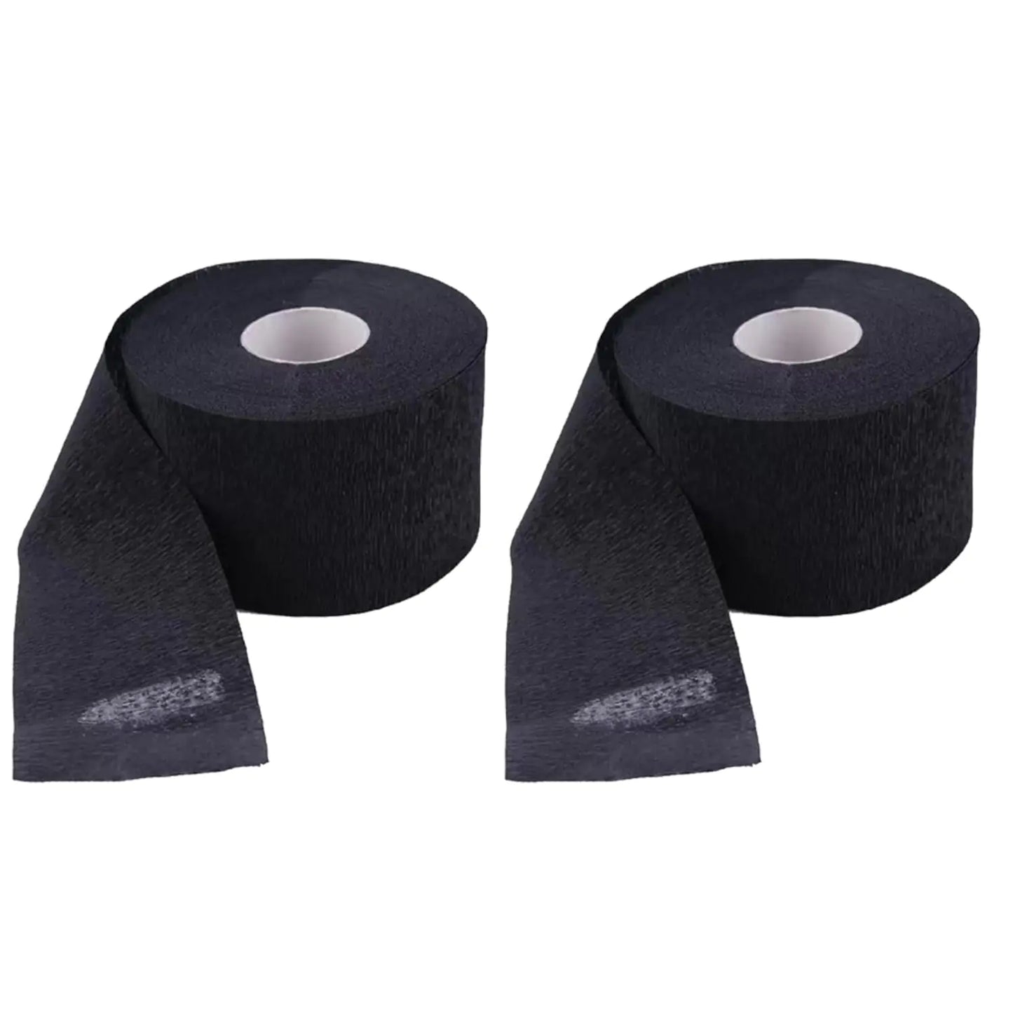 The Shave Factory Neck Strip Disposable Barber Neck Band (2 Rolls Black)