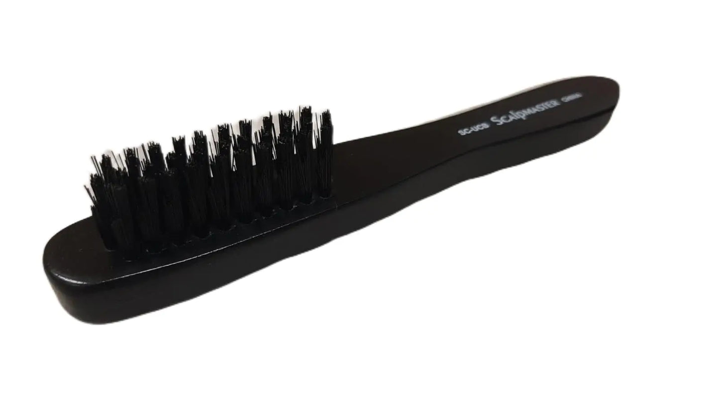 Scalpmaster Black Nylon-bristled Clipper Cleaning Brush