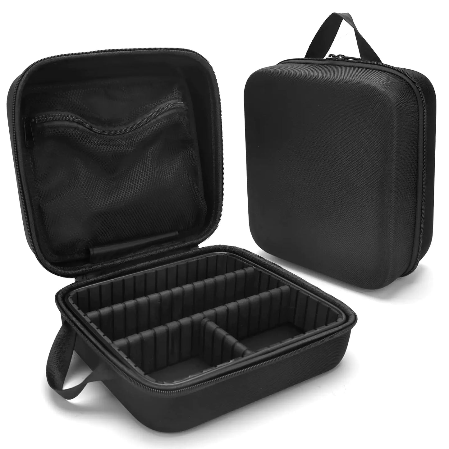 ZIBARBER Barber Carrying CaseBarber Case Stylist Tool Box Professional Salon Hair Cutting Grooming Kit Storage Organizer for Clippers Scissors Barber Supplies (Small)