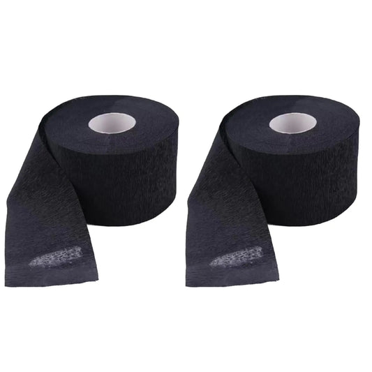 The Shave Factory Neck Strip Disposable Barber Neck Band (2 Rolls Black)