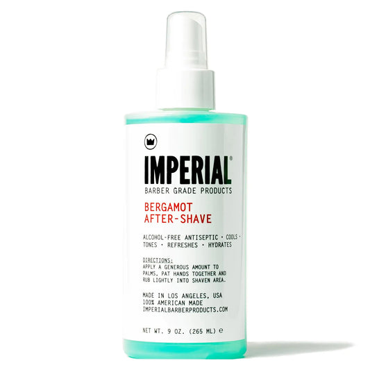 Imperial Barber Grade Products Bergamot After-Shave Alcohol Free 9 oz