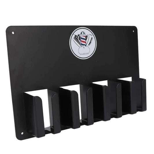 Clipper Holder Hairdressing Tool Storage Multi-Functional Electric Hair Clipper Storage Rack Wall-Mounted Hair Cutter Brush Holder Stand Clipper Rack for Barbers